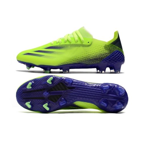 fodboldstøvler adidas X Ghosted.1 FG Precision To Blur - Grøn Lilla Gul_3.jpg
